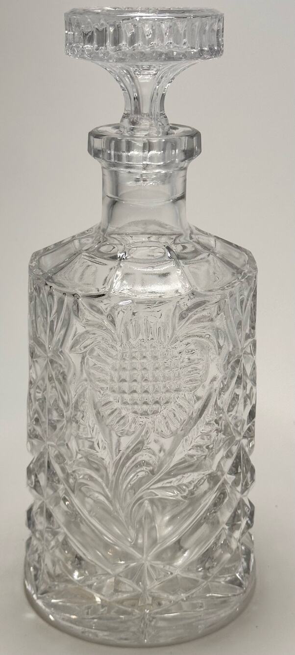 Rare Vintage Scotch / Whiskey / Bourbon, Liquor Decanter With Stopper